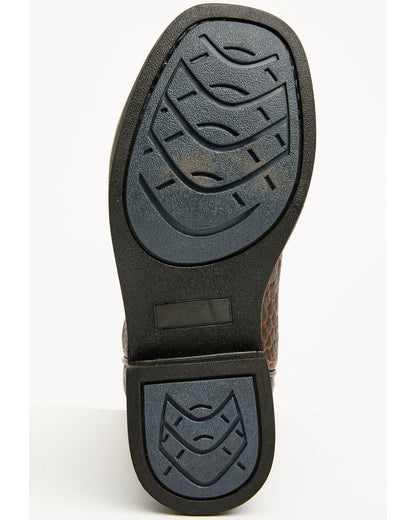 Boys' Dale Crocodile Print Western Boots - Broad Square Toe | Cody James Boots