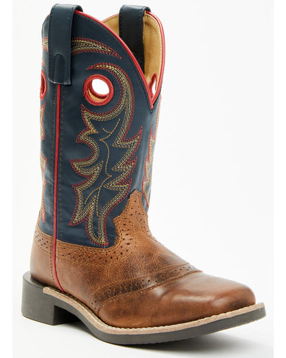 Boys' Bobby Western Boots - Broad Square Toe | Cody James Boots