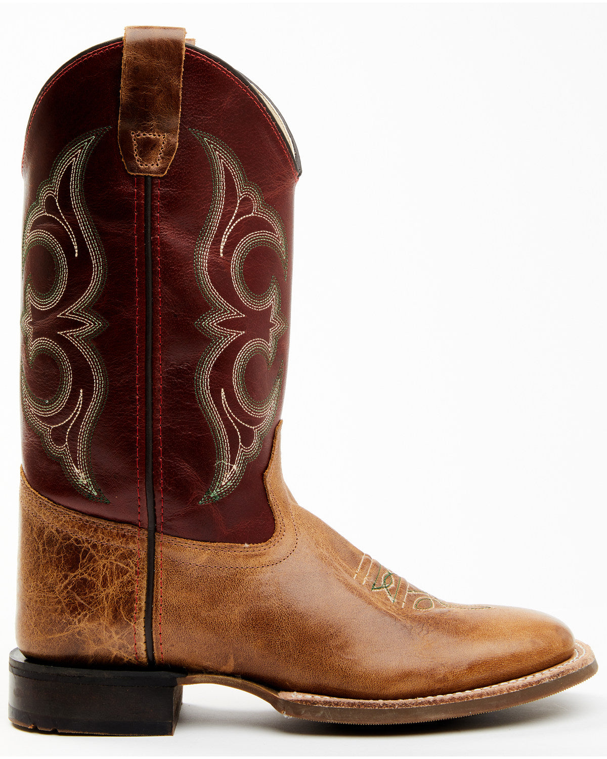 Boys' Ames Tonal Western Boots - Broad Square Toe | Cody James Boots