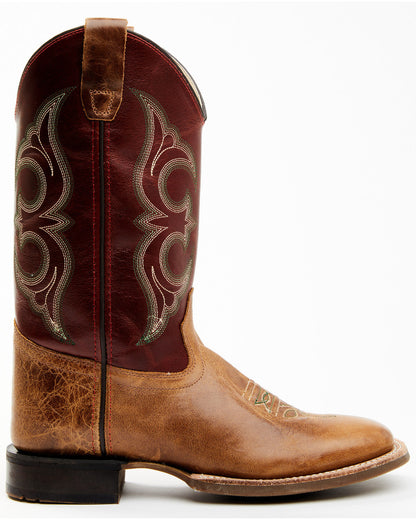 Boys' Ames Tonal Western Boots - Broad Square Toe | Cody James Boots