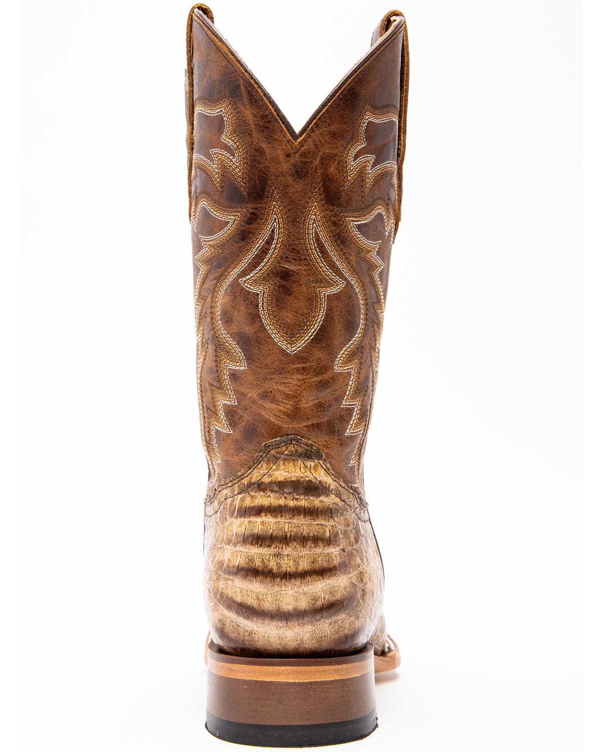 Men's Caiman Belly Western Boots - Broad Square Toe | Cody James Boots