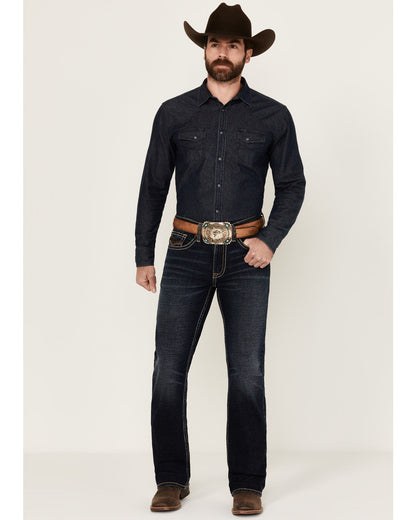 Men's Night Ranger Wash Wyatt Slim Bootcut Stretch Denim Je | Cody James Clothing