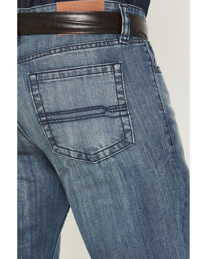 Men's Texas Wash Wyatt Slim Bootcut Stretch Denim Jeans | Cody James Clothing