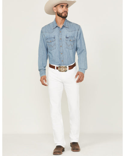 Men's Blanco Wash Jackson Slim Straight Stretch Denim Jeans | Cody James Clothing
