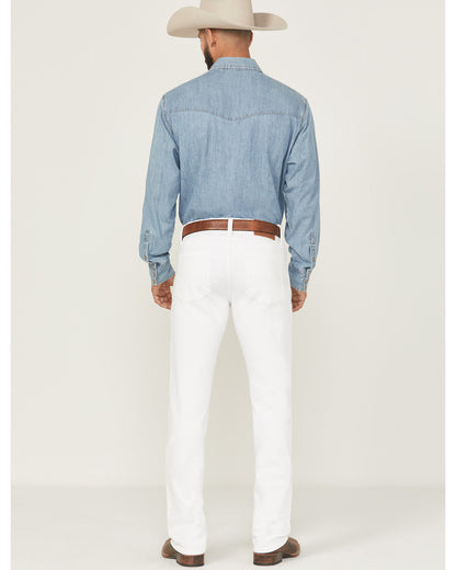 Men's Blanco Wash Jackson Slim Straight Stretch Denim Jeans | Cody James Clothing