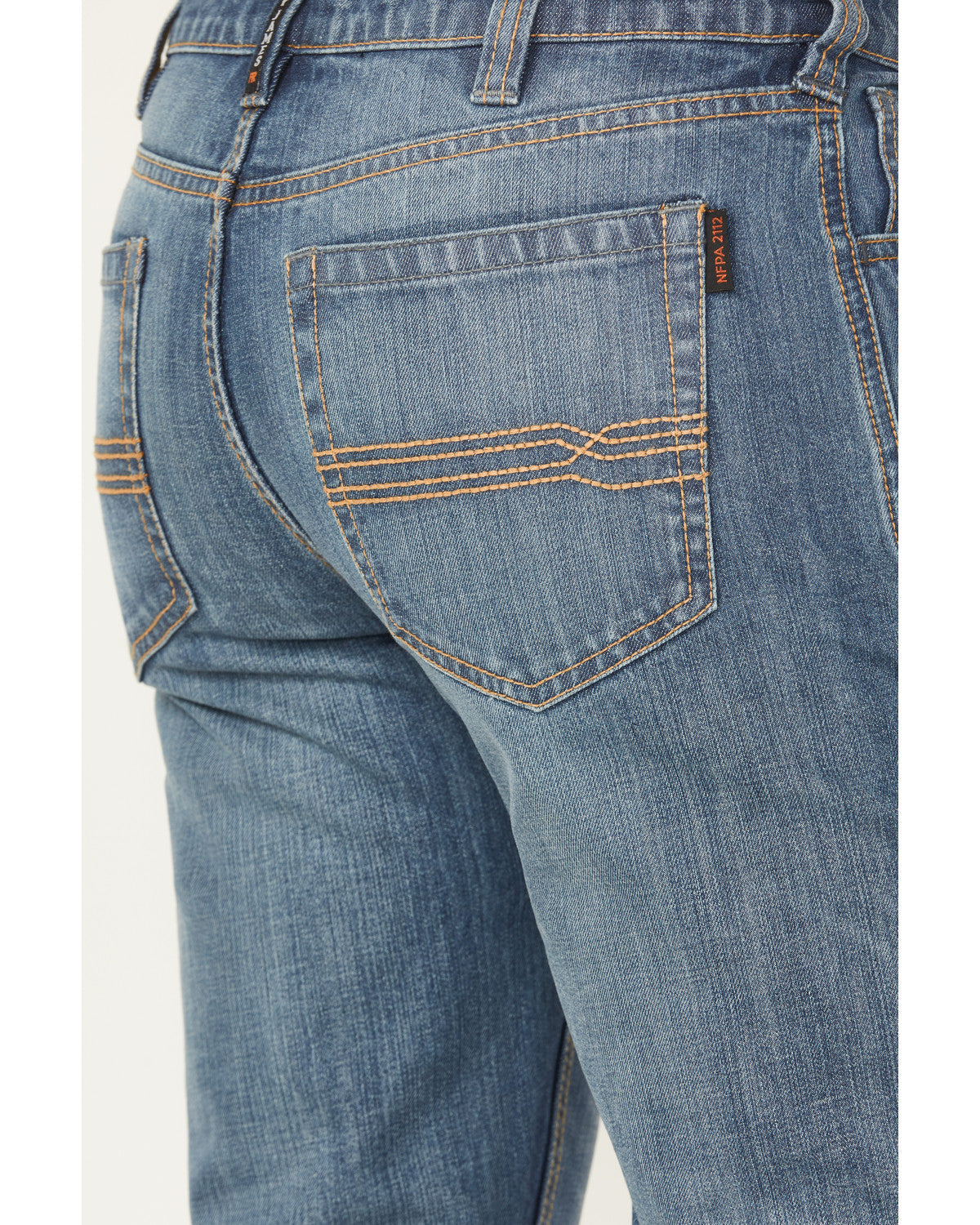 Men's FR Light Wash Equalizer Straight Denim Work Jeans | Cody James Clothing