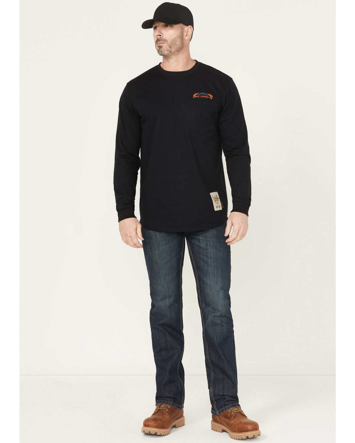 Men's FR Canter Dark Wash Straight Denim Jeans | Cody James Clothing