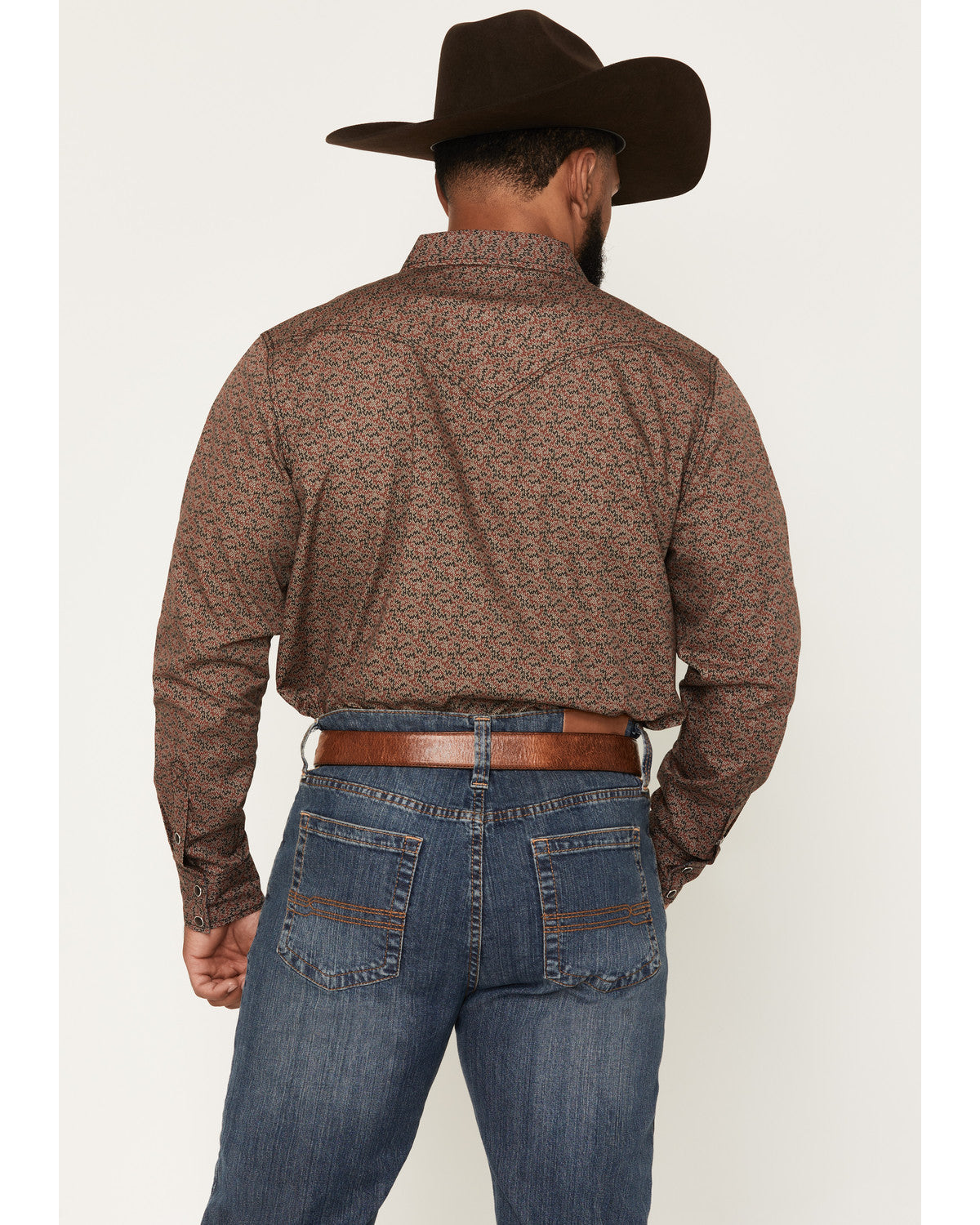 Men's Fireball Geo Print Long Sleeve Snap Western Shirt - T | Cody James Clothing