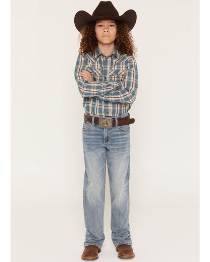 Boys' Kansas Light Wash Slim Bootcut Stretch Denim Jeans | Cody James Clothing|Boys