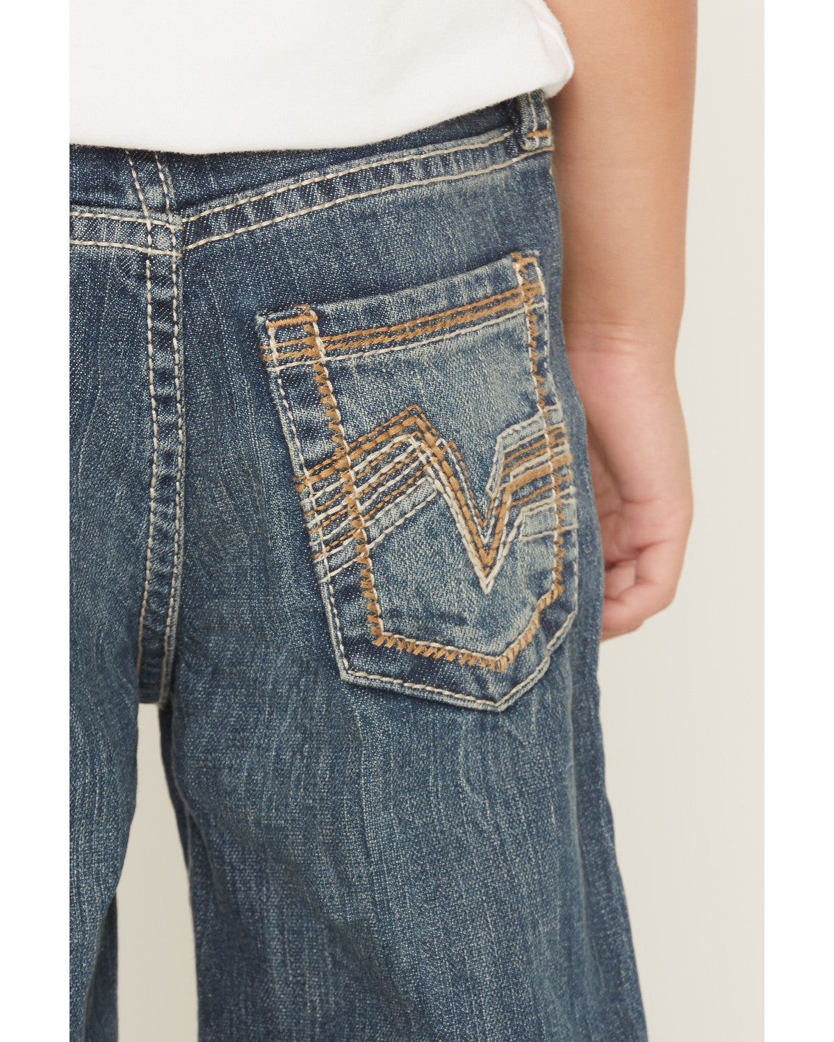 Little Boys' Texas Dark Wash Relaxed Bootcut Stretch Denim | Cody James Clothing|Boys