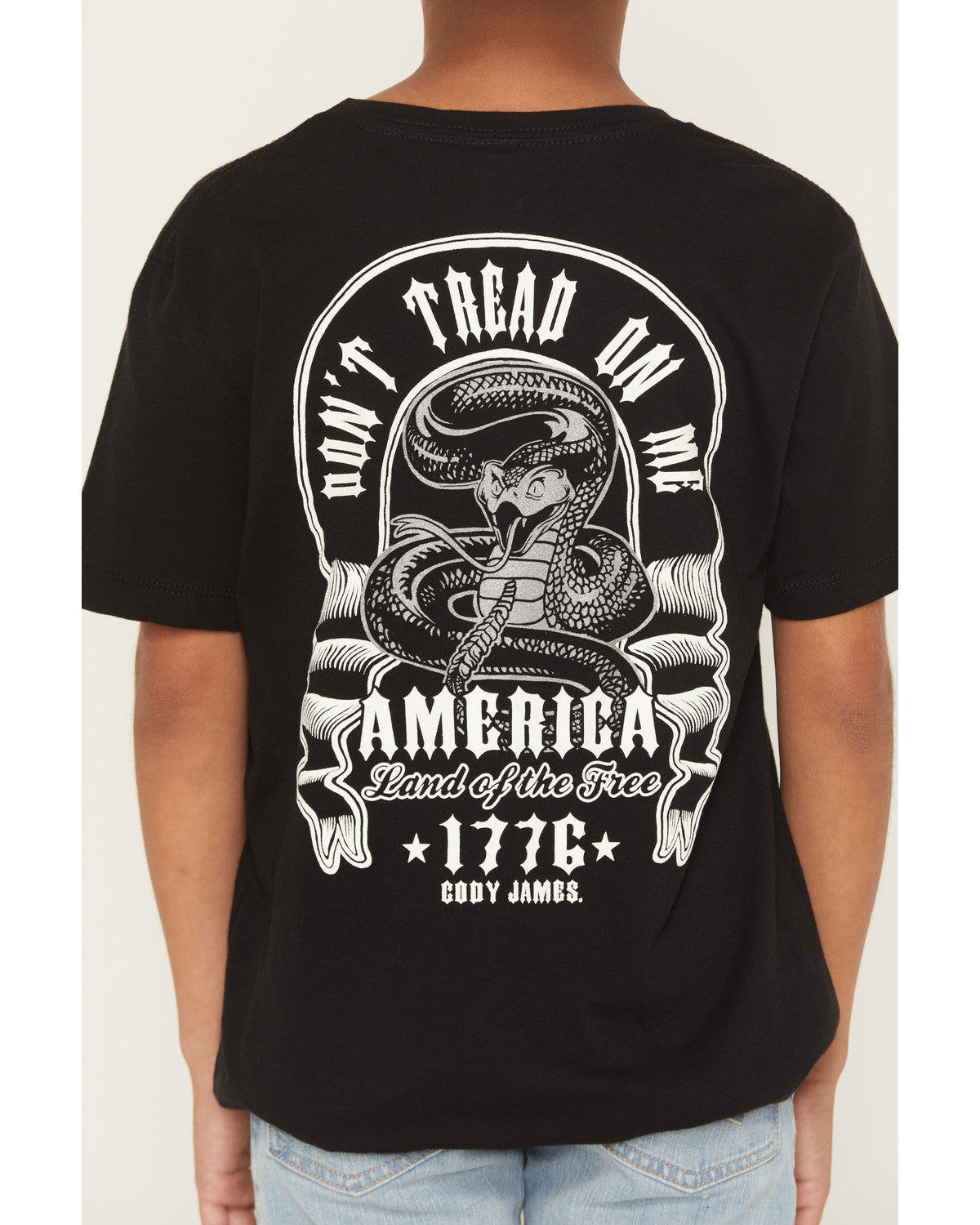 Boys' Don't Tread On Me Short Sleeve Graphic T-Shirt | Cody James Clothing|Boys