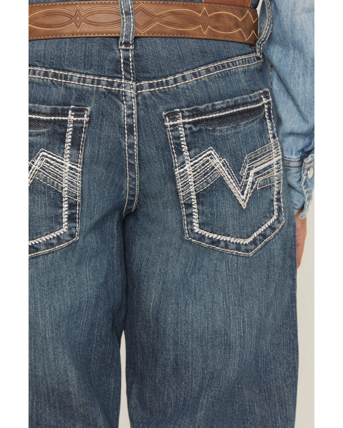 Little Boys' Grullo Medium Wash Relaxed Bootcut Comfort Str | Cody James Clothing|Boys