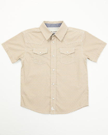 Toddler Boys' Grill and Greet Medallion Print Short Sleeve | Cody James Clothing|Boys