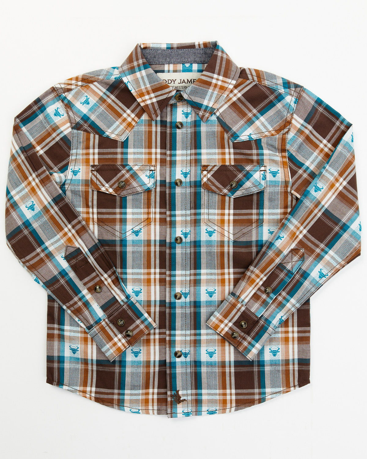 Toddler Boys' Bull Dobby Long Sleeve Snap Shirt | Cody James Clothing|Boys