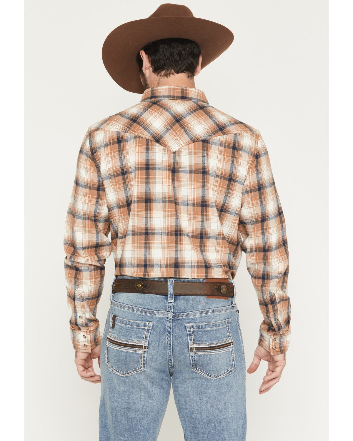 Men's Bravo Plaid Print Long Sleeve Snap Flannel Shirt | Cody James Clothing|Sale