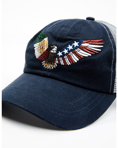 Men's Mexico & American Eagle Embroidered Ball Cap | Cody James Hats|Accessories|Sale