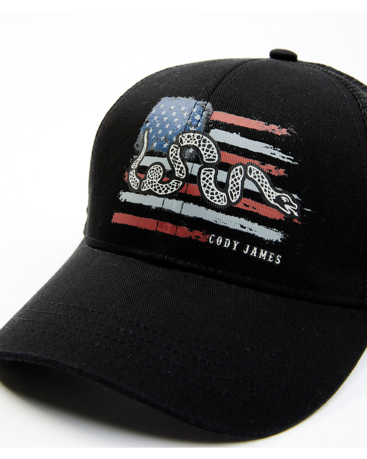 Men's Distressed Snake Flag Ball Cap | Cody James Hats|Accessories|Sale