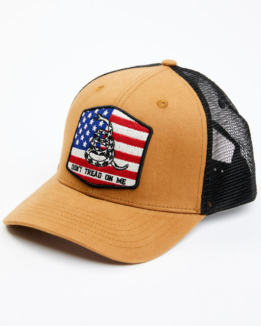 Men's Don't Tread On Me American Flag Patch Ball Cap | Cody James Hats|Accessories|Sale