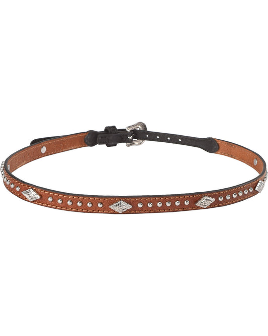 Silver Studs with Diamond Conchos Hat Band | Cody James Hats|Accessories