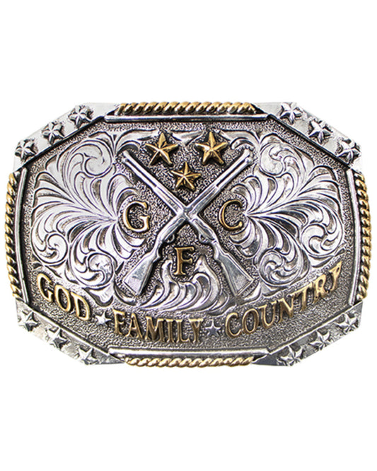 Men's God, Family, Country Belt Buckle | Cody James Accessories