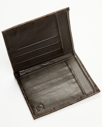 Black 1978™ Men's Dawson Exotic Full-Quill Ostrich Bifold W | Cody James Accessories