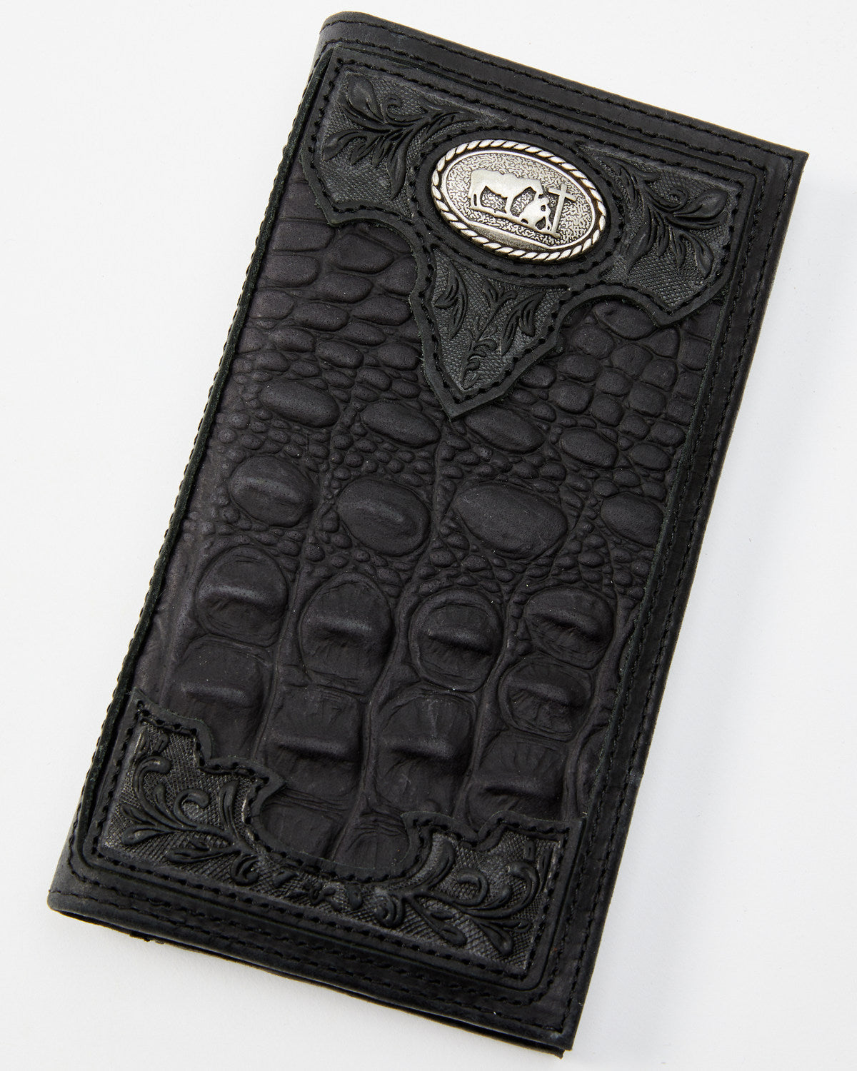 Men's Crocodile Embossed Rodeo Wallet | Cody James Accessories