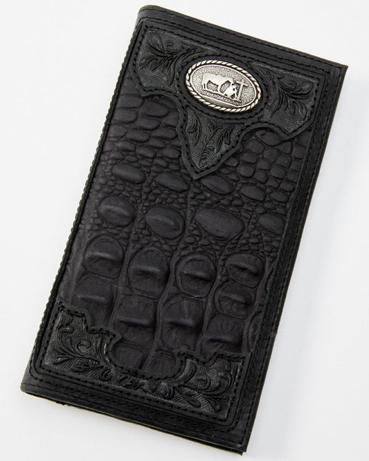 Men's Crocodile Embossed Rodeo Wallet | Cody James Accessories