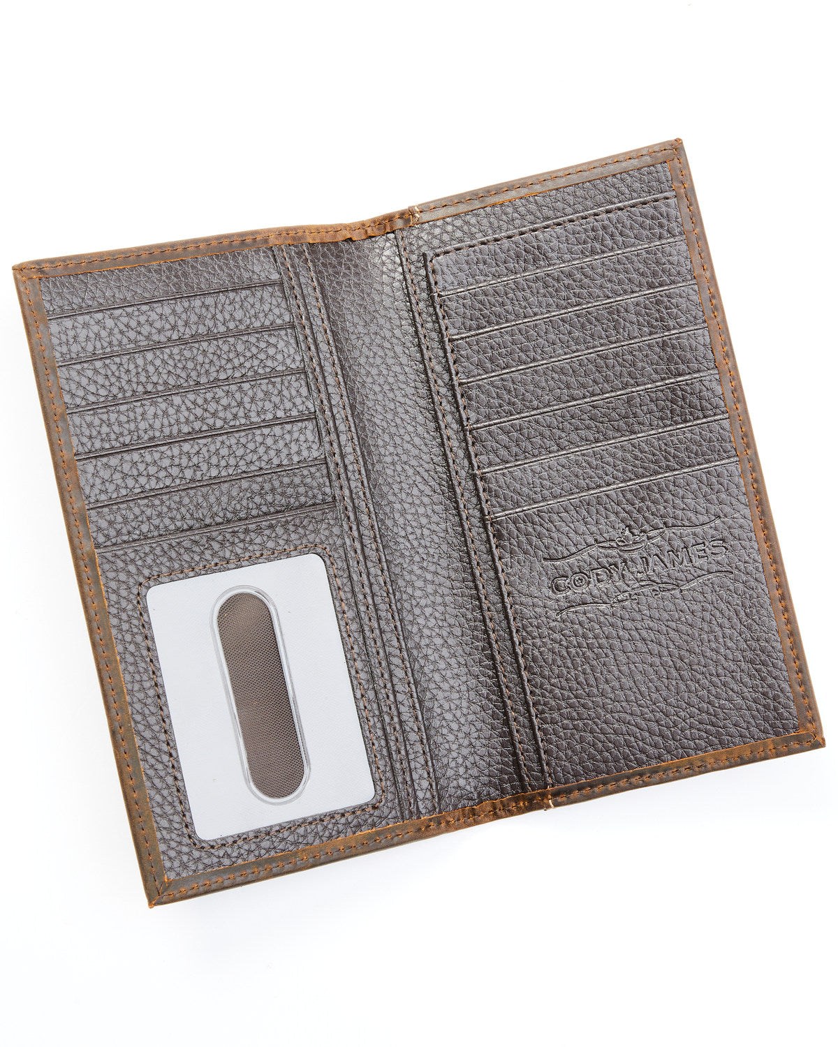 Men's Bi-Fold Crocodile Print Embossed Rodeo Wallet | Cody James Accessories