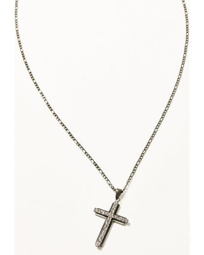 Men's Textured Cross Necklace | Cody James Accessories