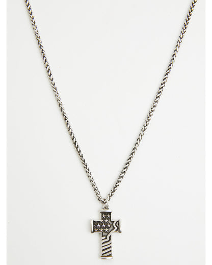Men's Flag Cross Necklace | Cody James Accessories