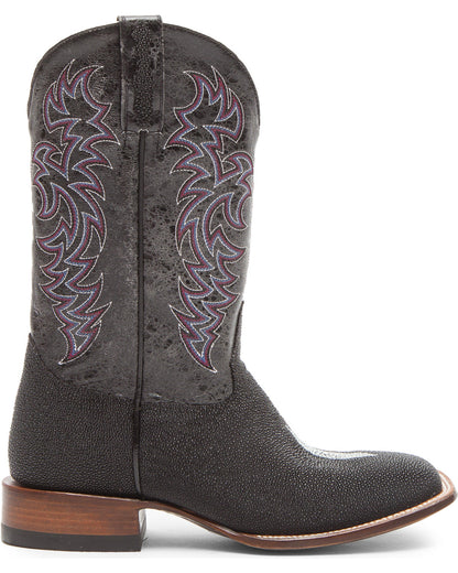 Men's Exotic Stingray Western Boots - Broad Square Toe | Cody James Accessories|Boots
