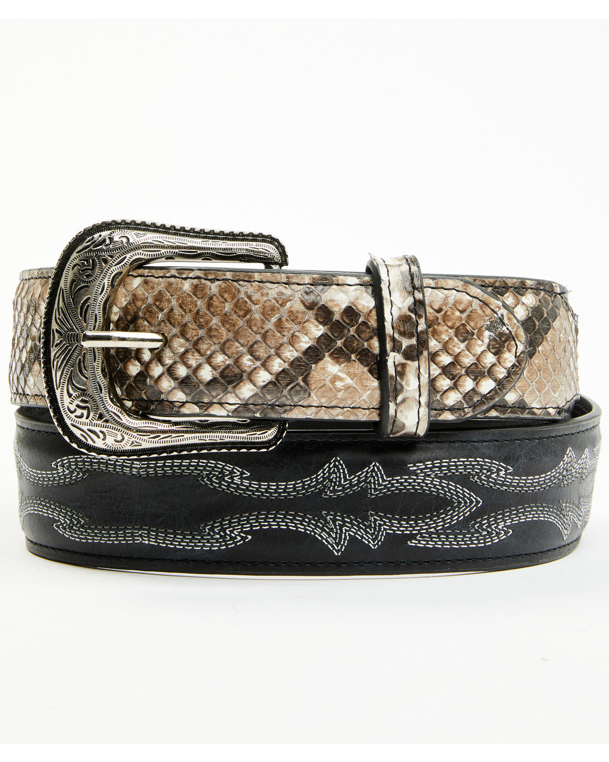 Men's Exotic Python Belly Billet Belt | Cody James Accessories