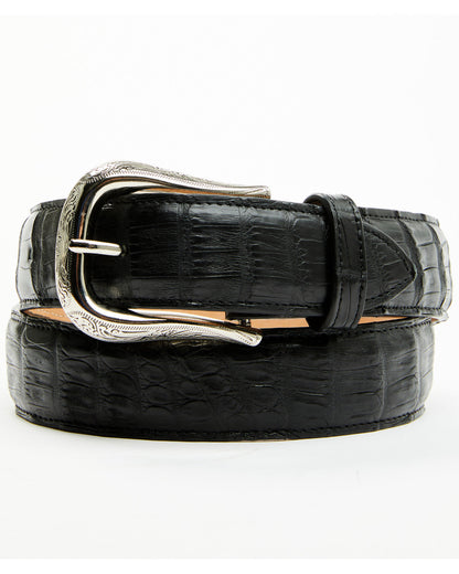 Black 1978™ Men's Sutton Exotic Caiman Tail Leather Belt | Cody James Accessories