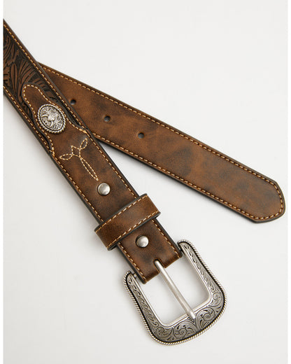 Boys' Concho Tooled Belt | Cody James Accessories