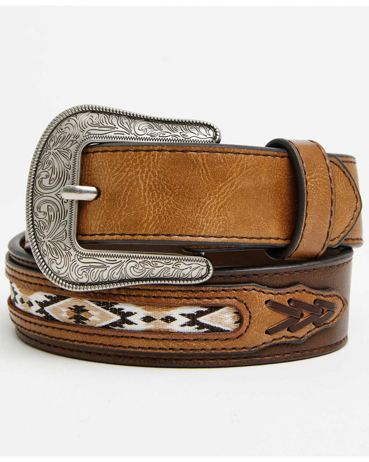 Boys' Southwestern Inlay Belt | Cody James Accessories|Boys|Sale