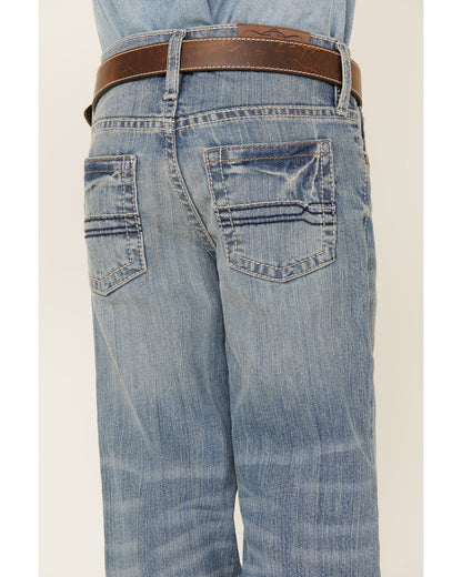 Boys' Hamshackle Light Wash Relaxed Boot Denim Jeans - Size | Cody James Boys|Clothing