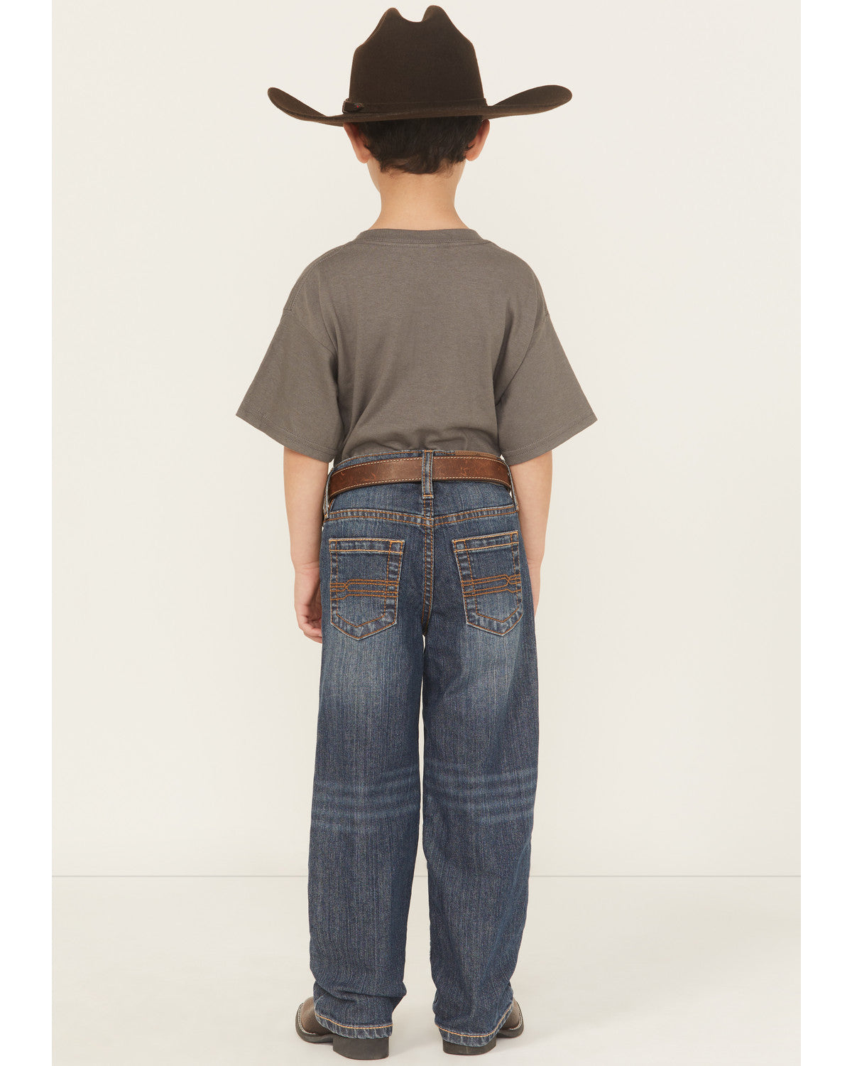 Little Boys' Wolfstooth Medium Wash Relaxed Bootcut Stretch | Cody James Boys|Clothing