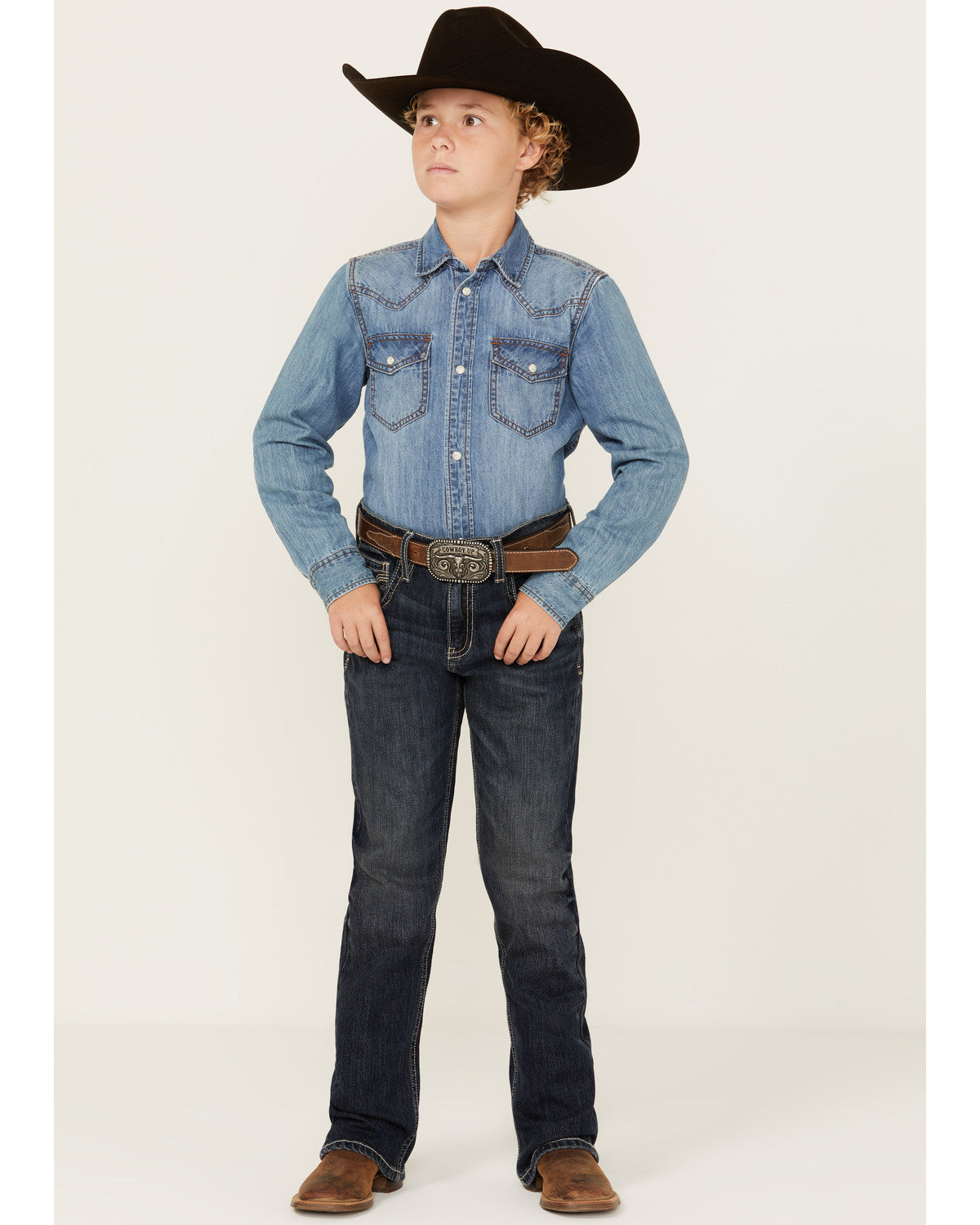 Boys' Dark Wash Moonlight Slim Bootcut Stretch Denim Jeans | Cody James Boys|Clothing