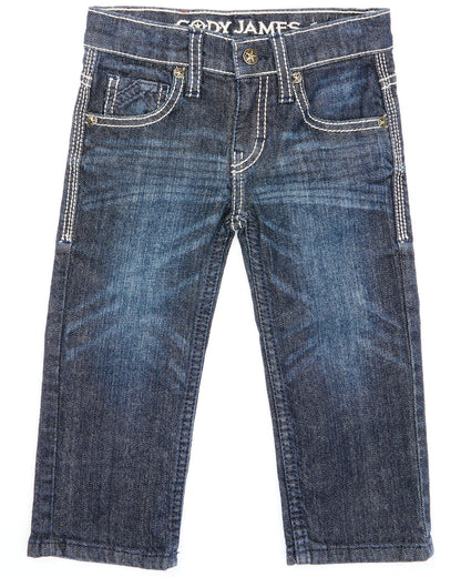 Toddler Boys' Night Hawk Medium Wash Mid Rise Stretch Relax | Cody James Boys|Clothing