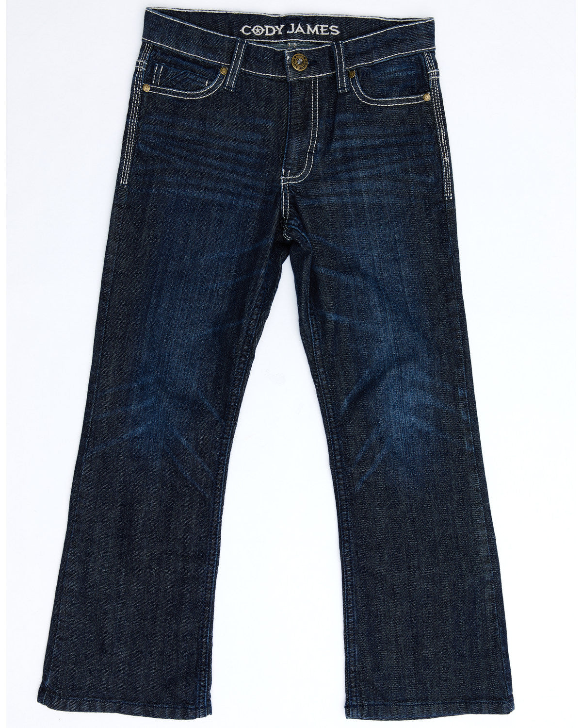 Boys' Night Hawk Medium Wash Mid Rise Stretch Relaxed Bootc | Cody James Boys|Clothing