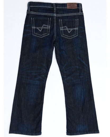 Boys' Night Hawk Medium Wash Mid Rise Stretch Relaxed Bootc | Cody James Boys|Clothing