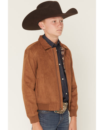 Boys' Harrington Faux Suede Bomber Jacket | Cody James Boys|Sale|Clothing
