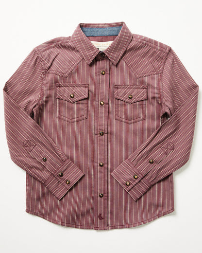 Toddler Boys' Everest Peak Striped Print Long Sleeve Snap W | Cody James Boys|Sale|Clothing