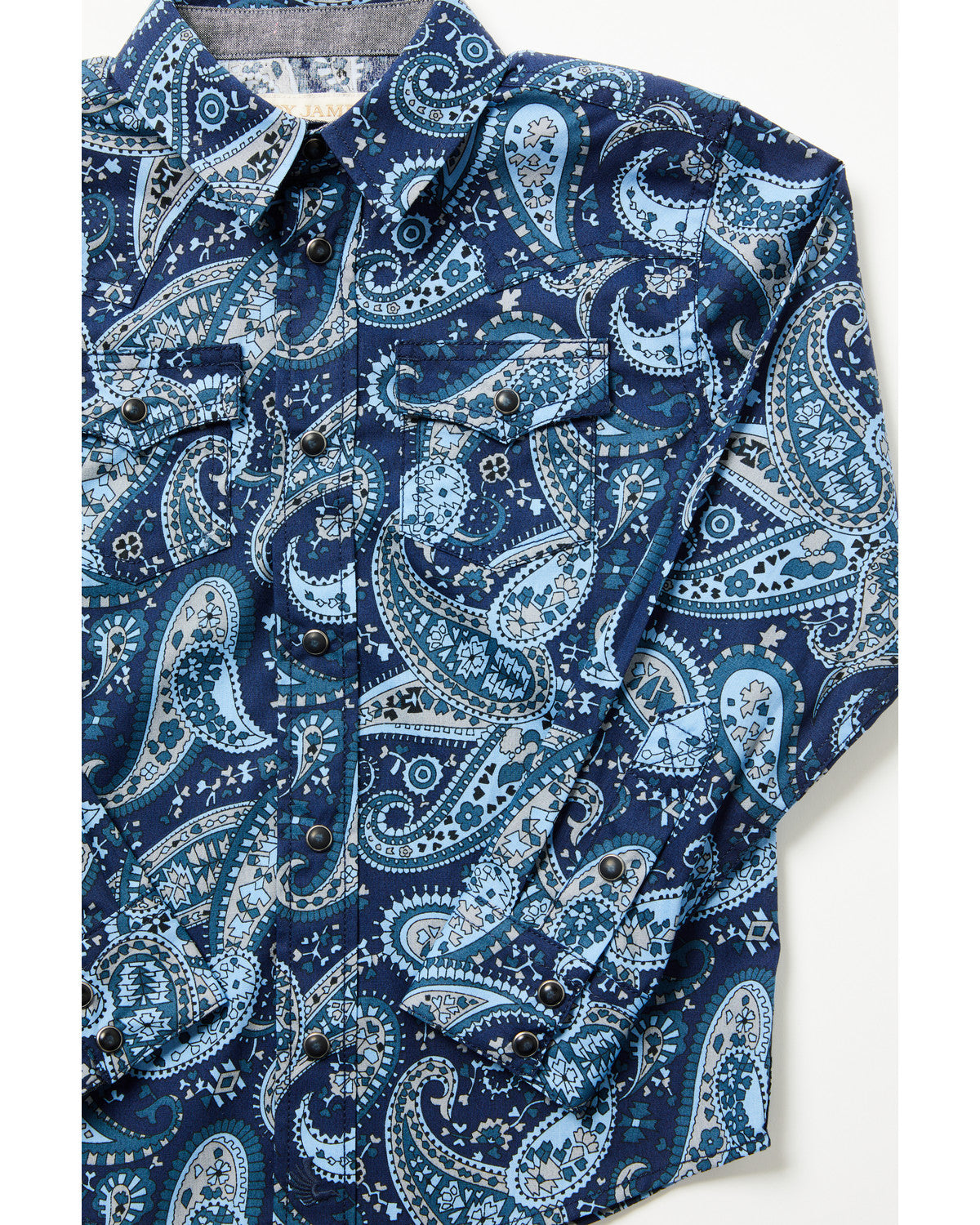Toddler Boys' Westward Paisley Print Long Sleeve Snap Weste | Cody James Boys|Sale|Clothing
