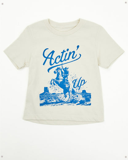Toddler Boys' Actin' Up Short Sleeve Graphic T-Shirt | Cody James Boys|Clothing