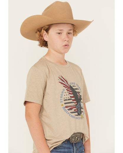 Boys' Hit Strong And Brave Short Sleeve Graphic T-Shirt | Cody James Boys|Sale|Clothing