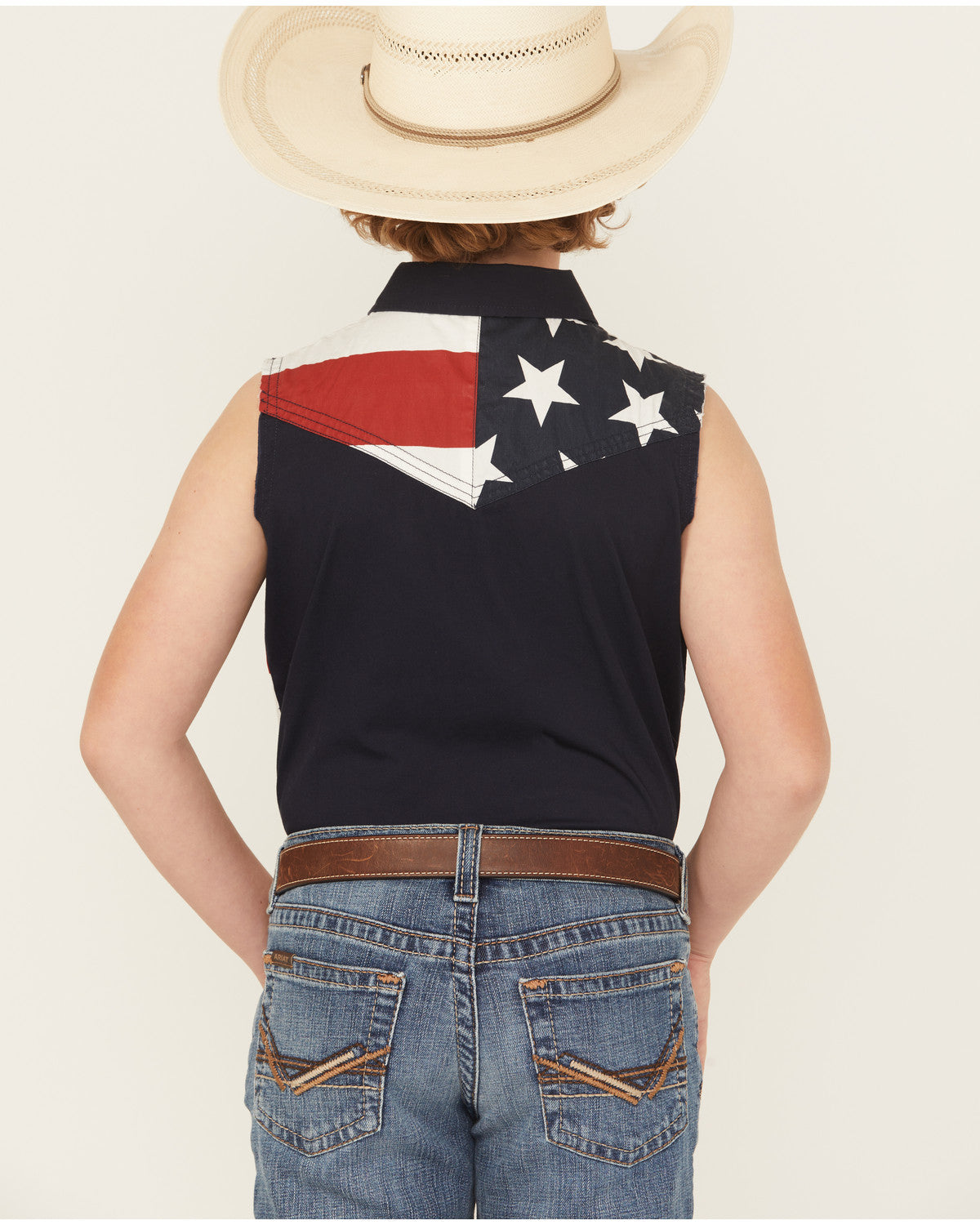 Boys' 2nd Amendment Bubba Sleeveless Snap Western Shirt | Cody James Boys|Clothing