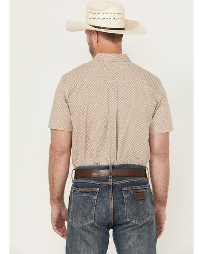 Men's Grill And Greet Geo Print Short Sleeve Button-Down St | Cody James Boys|Clothing