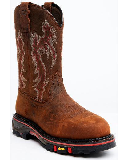 Men's 11" Decimator Dirty Dog Pull On Work Boots - Composit | Cody James Sale