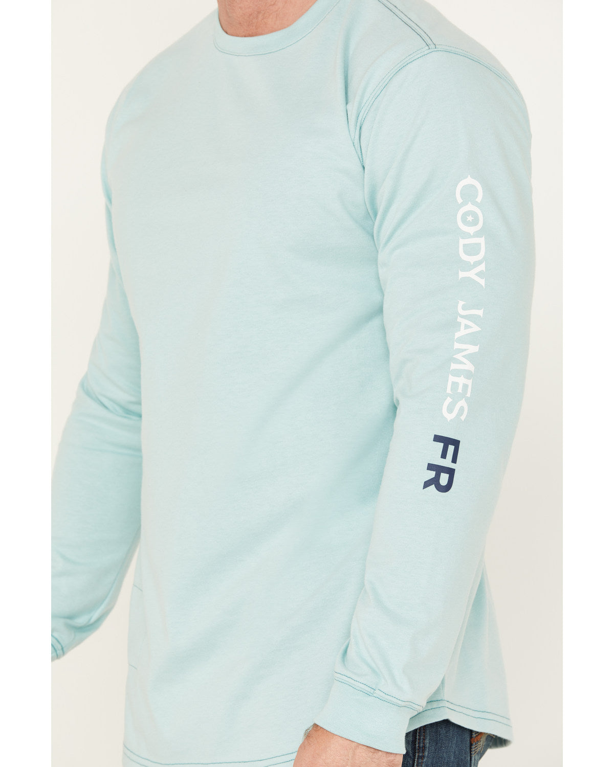 Men's FR Logo Long Sleeve Stretch Work T-Shirt | Cody James Sale